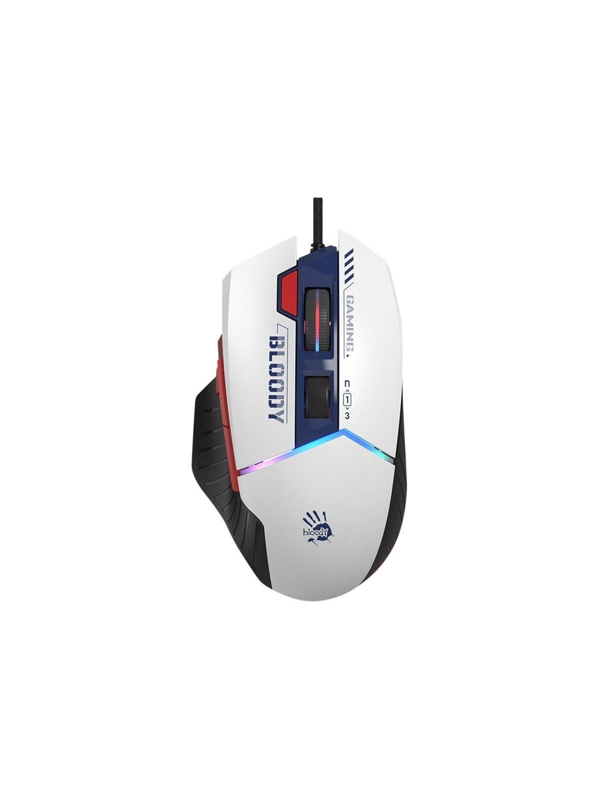 A4Tech Bloody W95 Max Sports - Maus (Weiß)