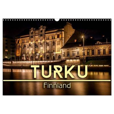 Turku / Finnland (Wandkalender 2027 DIN A3 quer), CALVENDO Monatskalender