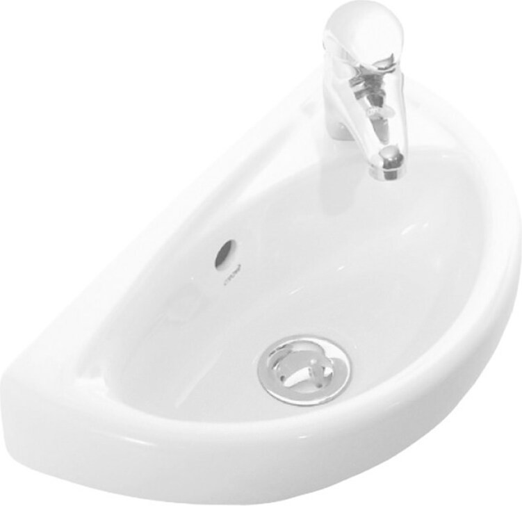 Creavit OVAL keramische wastafel, wit, 39 x 23 cm