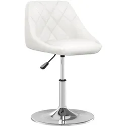 vidaXL Barhocker Weiß Kunstleder