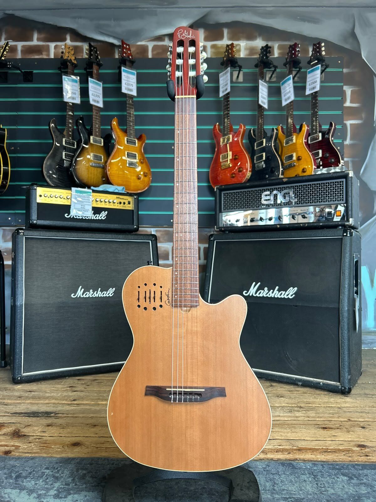 Godin Multiac Nylon Encore Natural Satin 2019 Electro-Acoustic Guitar   Natural Satin - Refurbished