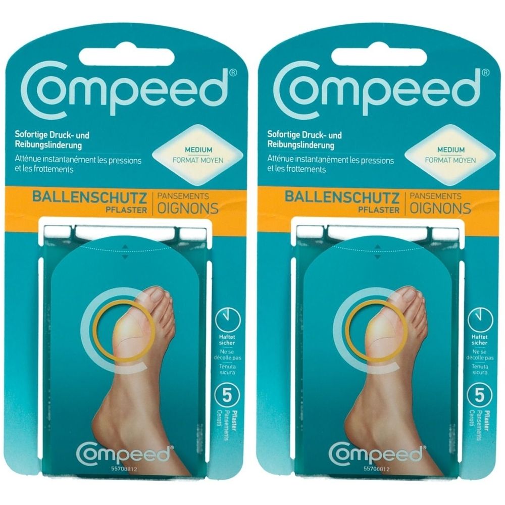 Compeed Ballenschutz x2 2x5 St Pflaster