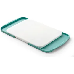 Rosti Schneidebrett mit Schalen 26.8 cm x 39.5 cm, Nordic green, Schneidebrett, Türkis