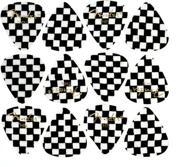 Fender 351 Checker Picks Thin Set