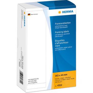Herma 4322 Frankieretiketten weiß 163 x 44mm