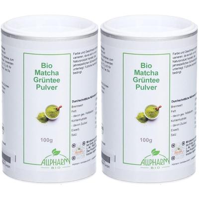 BIO Matcha Grünteepulver Allpharm 2x 2x100 g Pulver