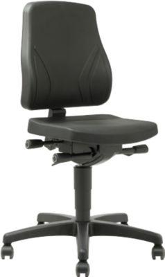 Drehstuhl All-In-One Trend 9633, mit Rollen, Integralschaum, schwarz