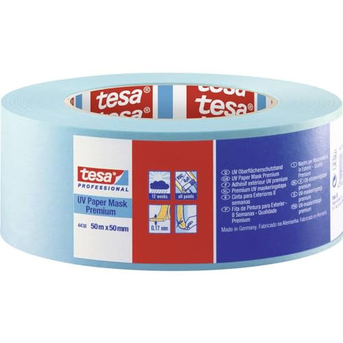 tesa Crêpeband Blauw 50m x 50mm