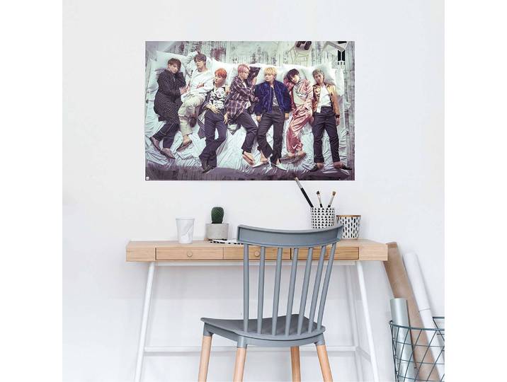 Poster BTS Papier Multicolor 61 x 92 x 0cm