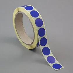 SPRINTIS Klebepunkte 20 mm, königsblau, 1000 Stück Markierungspunkte selbstklebend auf Rolle, Punkte Aufkleber aus Papier für Büro und Lager, dunkelblau