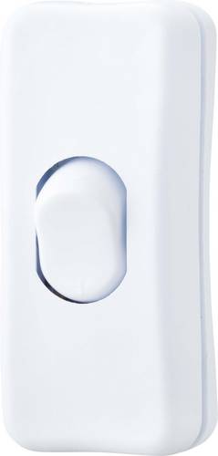 TRU COMPONENTS TC-9201172 Schnurschalter 250 V/AC 2A 1 x Aus/Ein Weiß rastend