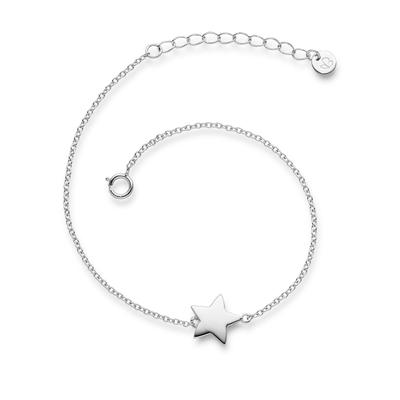 Gliederarmband GLANZSTÜCKE MÜNCHEN "X943", silber, Armbänder, Damen, Gliederarmband, aus Sterling Silber