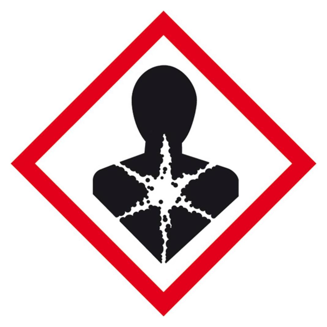 SafetyMarking 21.B1031 GHS-Gefahrenpiktogramm 08 Gesundheitsgefahr Folie selbstk (21.B1031)