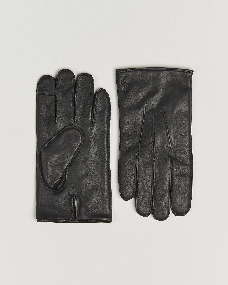 Polo Ralph Lauren Nappa Gloves Black men S Sort