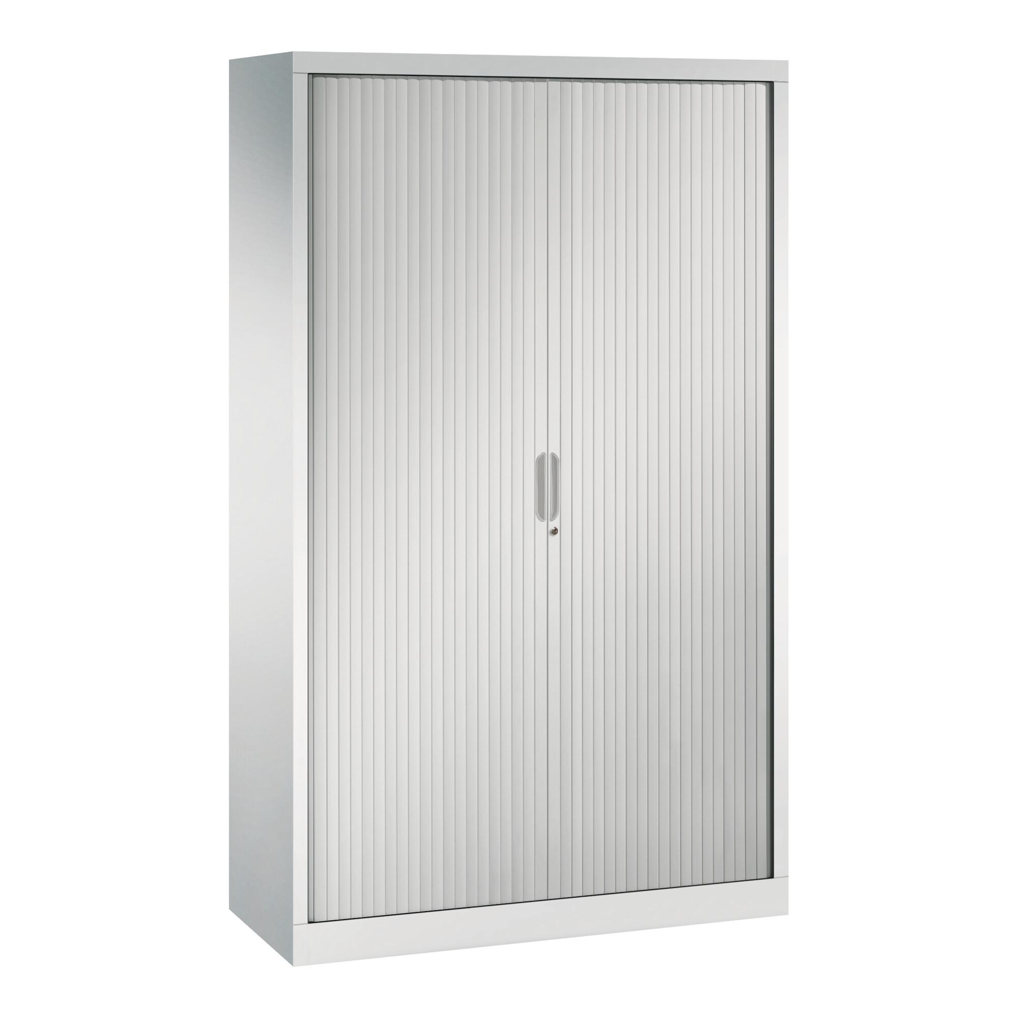 C+P Stahl-Rollladenschrank, 1980x1200x430mm, 7035 ; C + P Möbelsysteme (03203-00-001|)