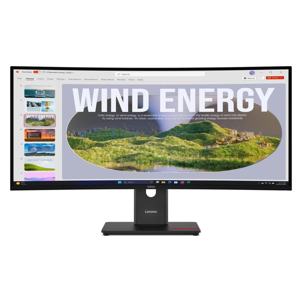 Lenovo ThinkVision T34WD-40 (3440 x 1440 Pixel, 34") (64AEZAT1EU)