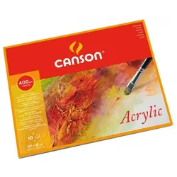 Canson, Heft + Block, AKRYLBLOCK 33x41 400gr/10Blt