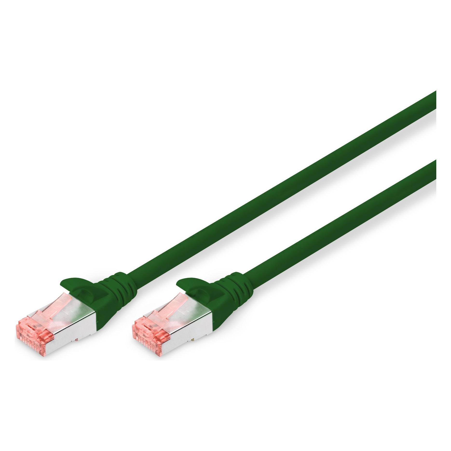 Digitus CAT6 S-FTP Patchk.,0,25m, Grün (S/FTP, CAT6, 0.25 m) (DK-1644-0025/G)