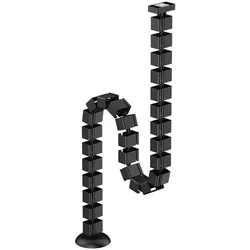 Neomounts, Kabelschutz + Kabelführung, Kabelkanal flexibel schwarz/magnetische Befestigung (Kabelkanal, Kabelschlauch, 130 cm)