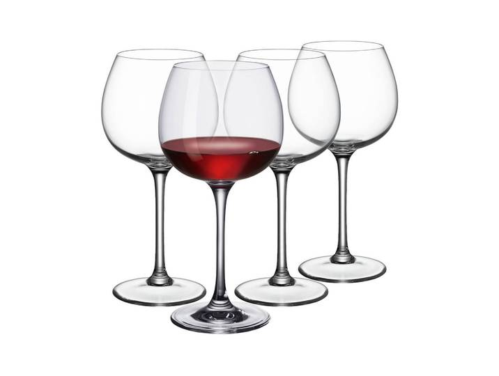 BURGUNDER ROTWEINGLÄSER Purismo Wine transparent 200 ml 4er Set
