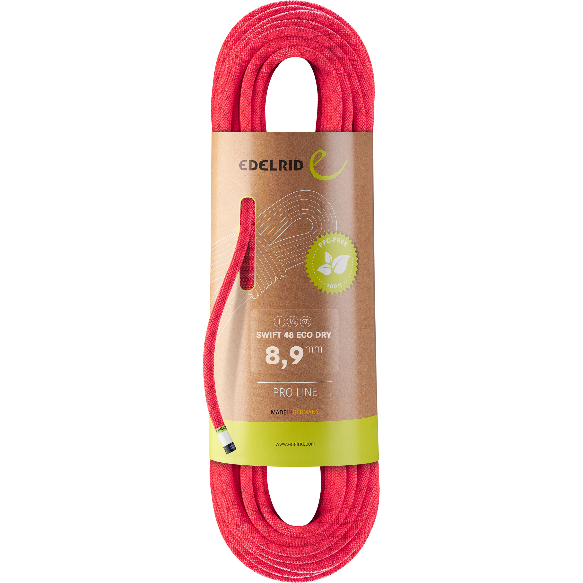Edelrid Swift 48Dry 8.9 Kletterseil Kletterseile pink Größe 30m Alpinklettern | Eisklettern