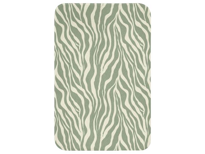 WC-VORLEGER Zebra - Motiv - Grün WC Teppich 40x60 cm