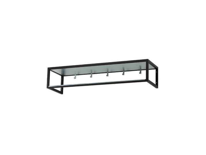 Scherlin Flurregal 11 Schwarz lack, Zink