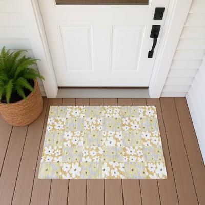 Addison Rugs Machine Washable Indoor/ Outdoor Floral Krissy Chantille Rug