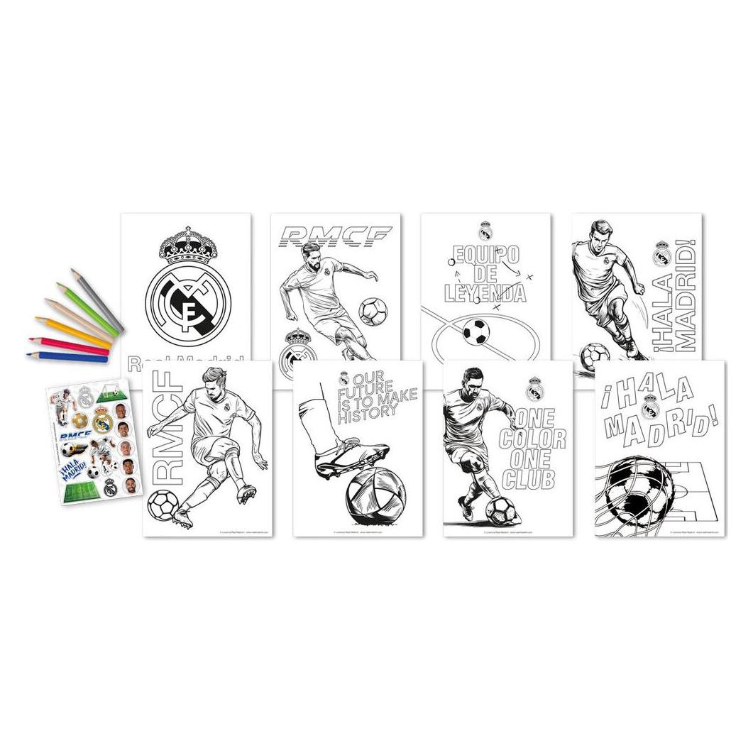 Kids Licensing Real Madrid Sticker Colouring set (1 Sticker) (63942194)