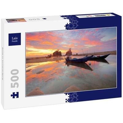 Lais Puzzle Boote im Sonnenaufgang 500 Teile