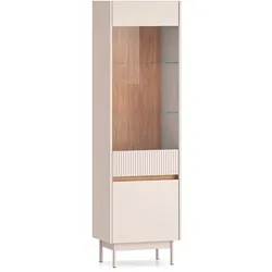 VITRINE Connie Kaschmir und Holz