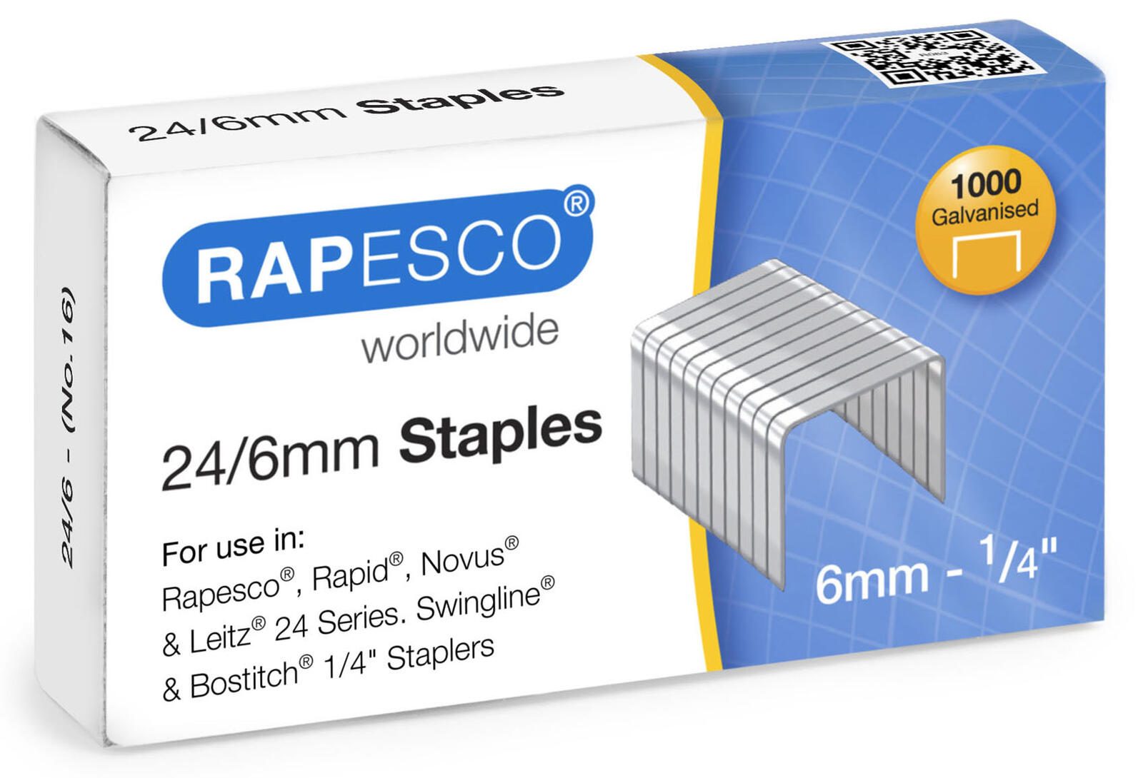 RAPESCO® Heftklammern 12 mm 24/6 S24607Z3