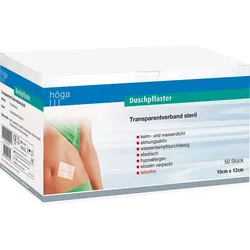 Duschpflaster Steril Transparentverband 10cmx12cm 50 ST