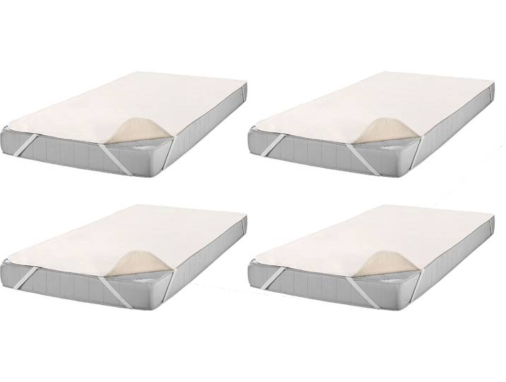 Matratzenauflage SETEX Matratzenauflage Molton Spann, SETEX, Baumwolle , beige (natur), B:90cm L:200cm, Bezug (oben): 100% Baumwolle, Matratzenzubehör, Matratzenauflage, hautfreundliche Matratzenauflage, in 90x200 und 100x200 cm