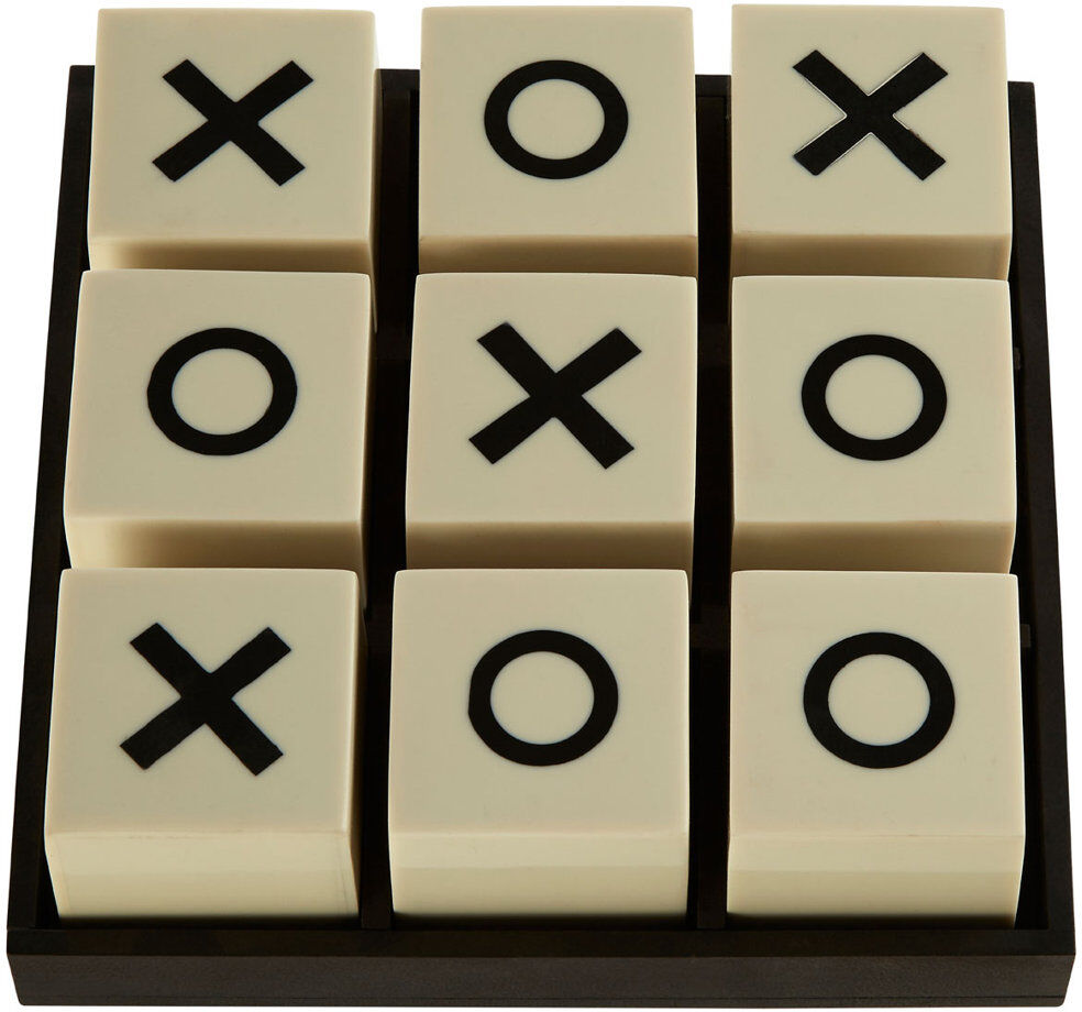 Pizarro Freeport Park 9 Player Wood Tic Tac Toe White 7cm H x 20cm W x 20cm D