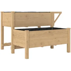 HOCHBEET 2-stufig aus Tannenholz Braun