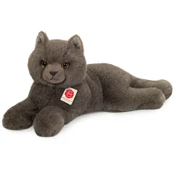 Teddy-Hermann - Kartäuserkatze liegend 36 cm