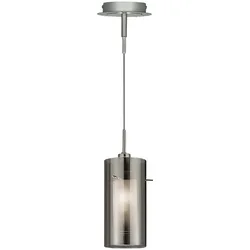 Design Decken Pendel Lampe Glas rauch Ess Zimmer Beleuchtung Hänge Lampe