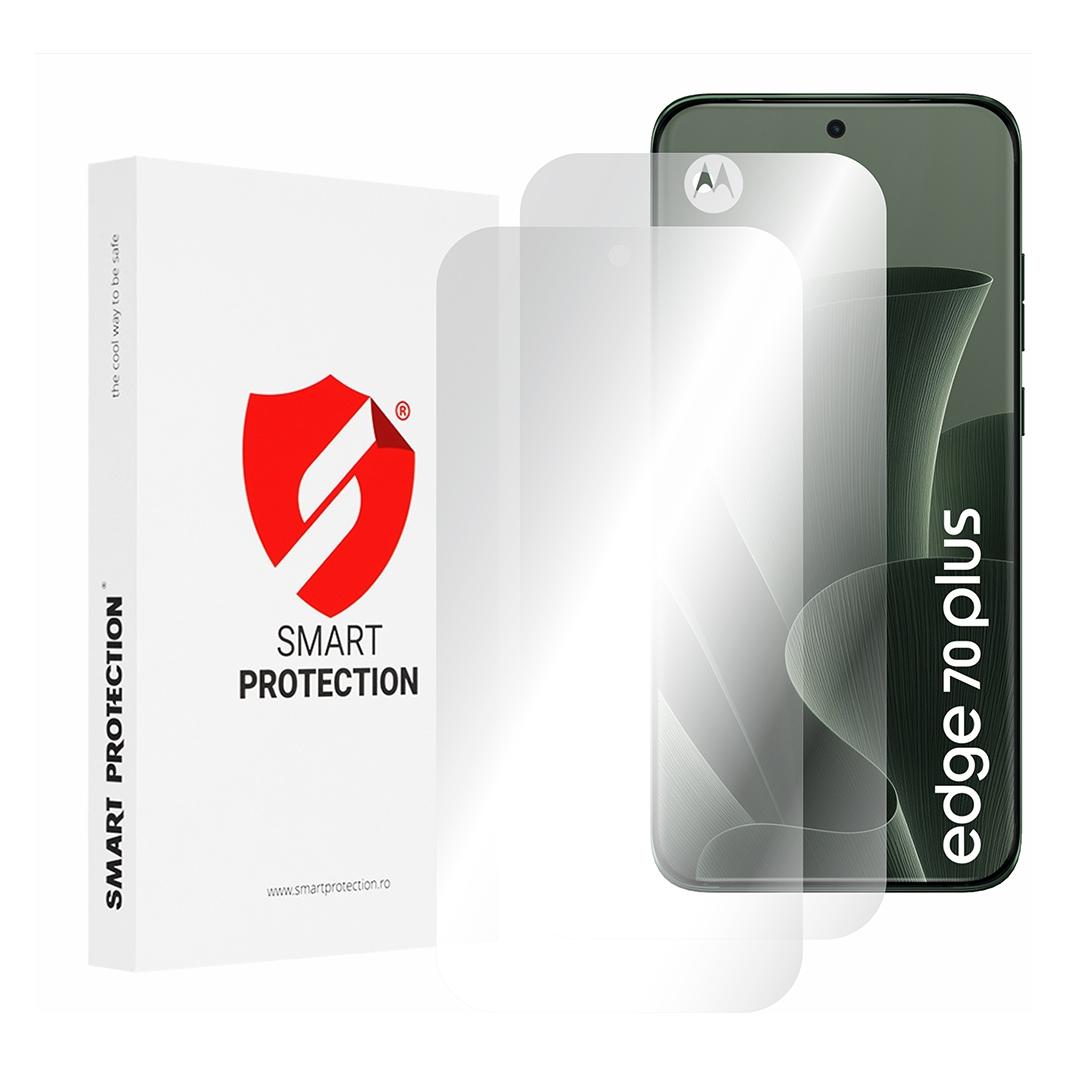 Smart Protection - Premium Classic (2 pack) - Motorola Edge 70 Plus - Clear (2 Stk., Motorola Edge 70) (78130458)