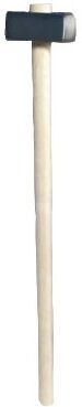 Masse couple 4 kg avec manche en bois 90 cm MERCIER 465