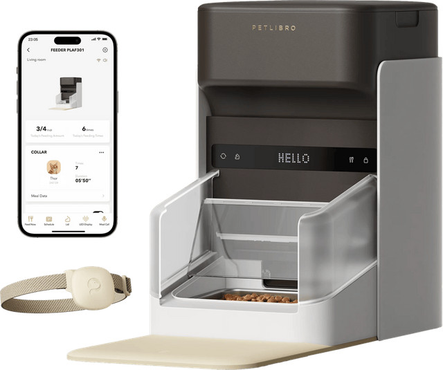 Petlibro Automatische Voerbak met Chipherkenning PLAF301 Zwart