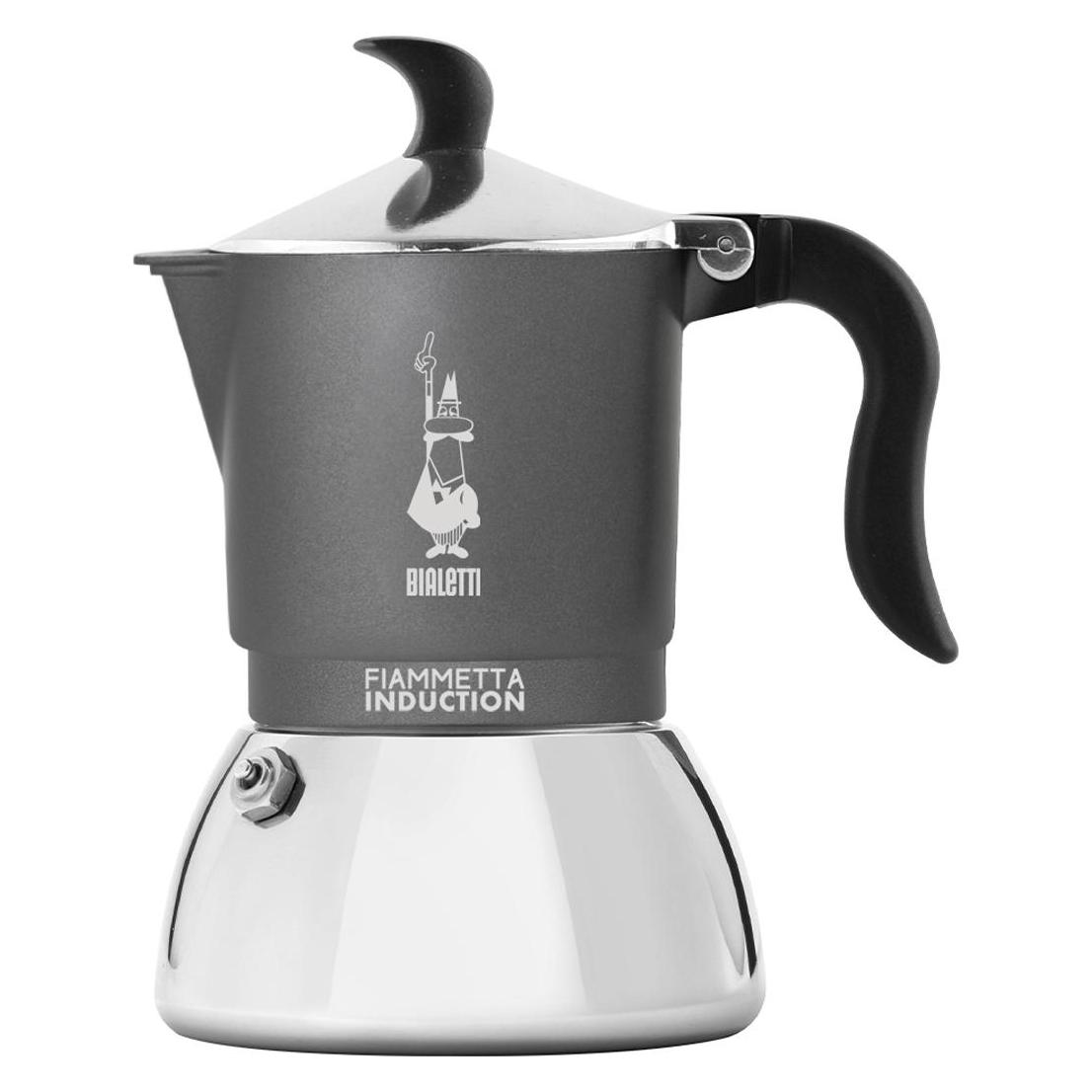 Bialetti Fiammetta Ind. 4cups Grey (4 Tassen) (0007145)