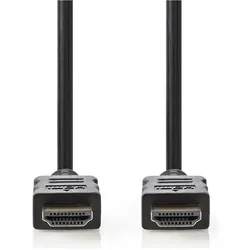 Nedis HDMI (Typ A) — HDMI (Typ A) (2 m), Videokabel, Schwarz