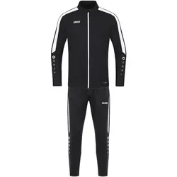Jako Trainingsanzug Polyester Power - schwarz - 4XL