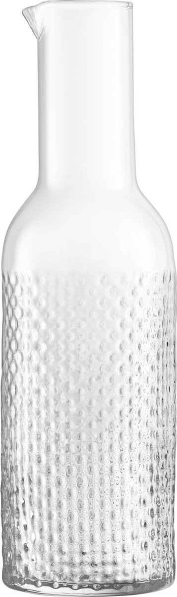 L.S.A. Wicker Waterkaraf 1,2 liter - Glas - Transparant