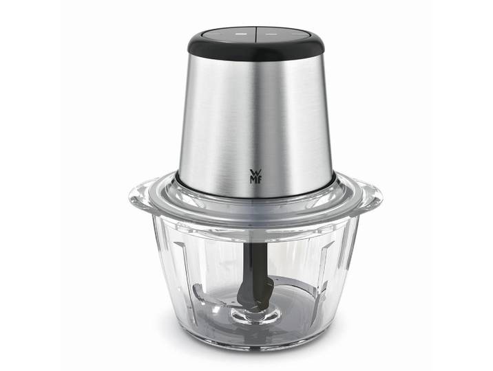 WMF Universalzerkleinerer Kult X, Schwarz, Silberfarben, Glas, 1000 ml, Küchenzubehör, Küchenhelfer, Multizerkleinerer