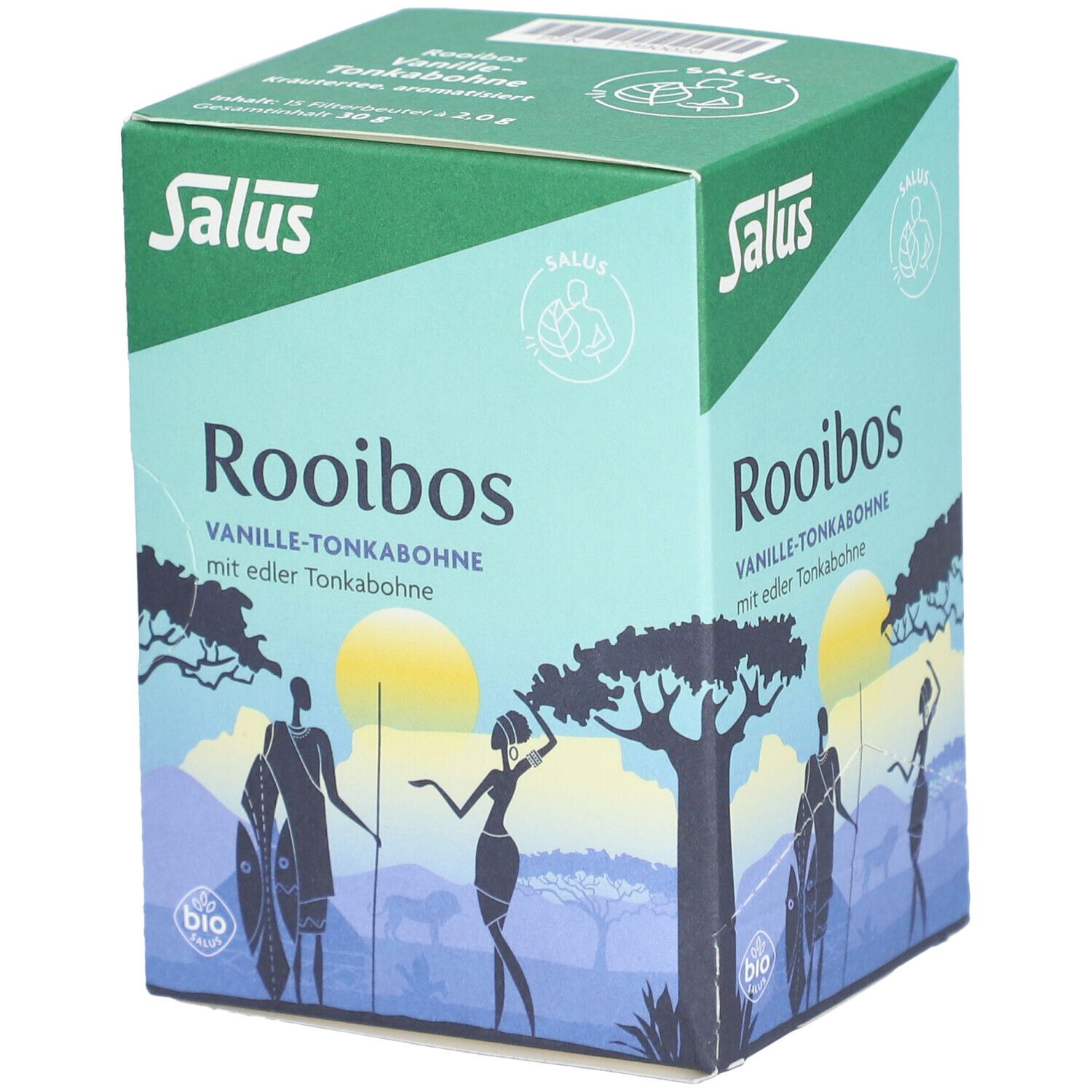Rooibos TEE Vanille-Tonkabohne Kräutert.Bio Salus 15 St Filterbeutel