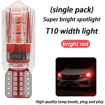 Uplift Picks Ice Blue T10 LED Car Clearance Lamp Super Bright Plug In Auto Light red (1 Pc)
