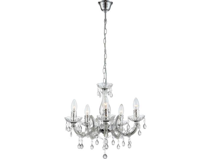 Globo Lighting Lustre métal chromé\, 5x E14