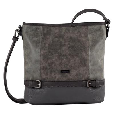 TOM TAILOR "Juna" aus soft genarbtem ledrigen Material mit glänzenden Metall-Accessoires